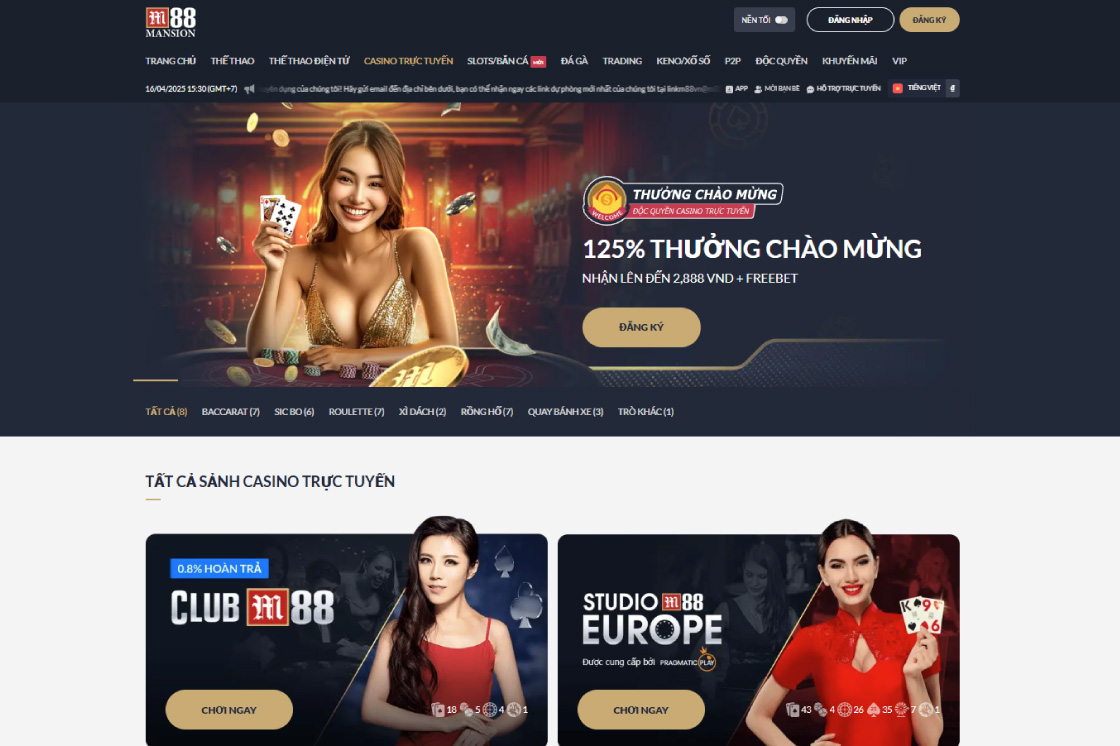 M88 game bài đổi thưởng uy tín nhất Việt Nam