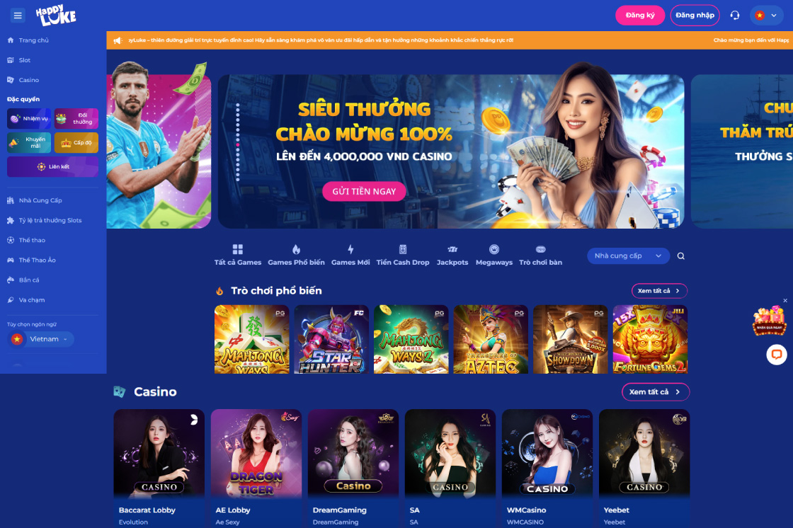 Happyluke game bài đổi thưởng uy tín nhất